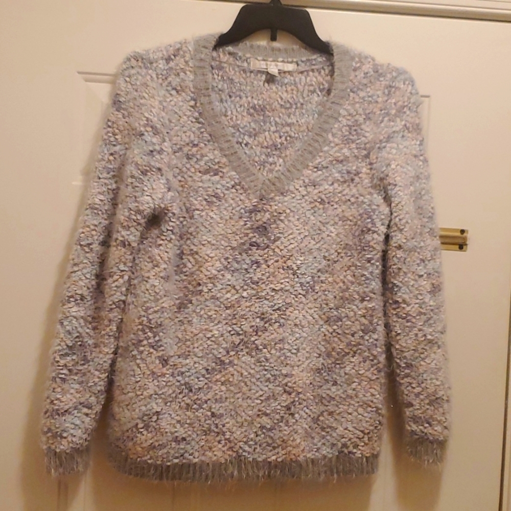Womens Shiny Fuzzy Lauren Conrad Sweater